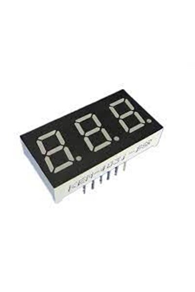 Generic D5F أنبوب رقمي 0.8 بوصة 3 أرقام باللون الأحمر