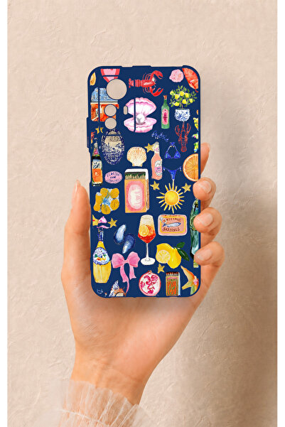 Vip Case Redmi Note 12S Uyumlu Summer Desenli Silikon Kılıf