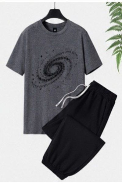 ZEMLİYA Sara Unisex Oversize Shorts Set Short Sleeve T-Shirt Comfortable Fit ...