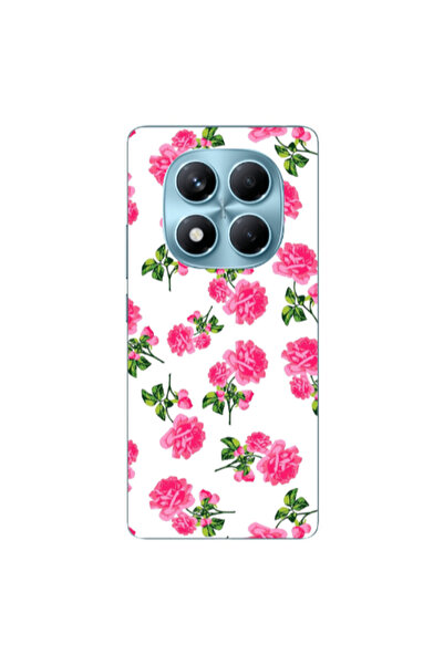 Other Xiaomi Redmi Note 14 Pro Roses White Transparent Silicone TPU Θήκη