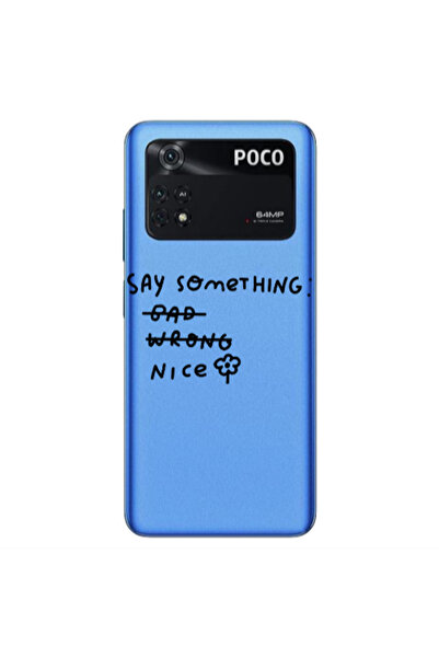 Other Xiaomi Poco M4 Pro 4G Say Something Transparent Silicone TPU Θήκη