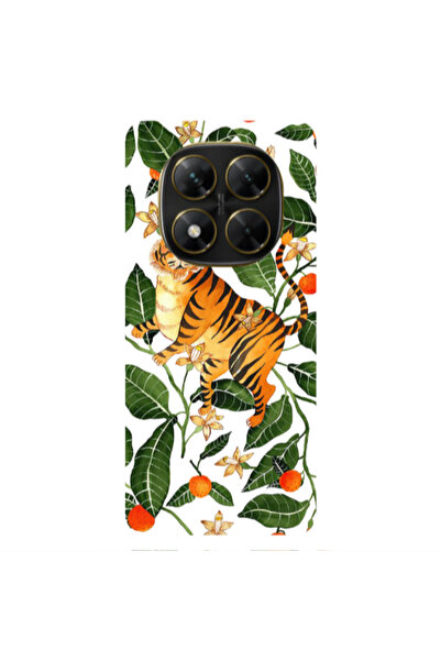 Other Xiaomi Poco X7 Flower Leopard and Laves Transparent Silicone TPU Θήκη
