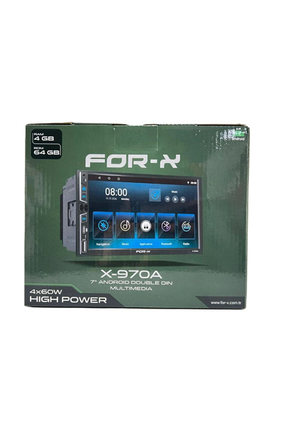 For-X Android Teyp – 7″ 4 Ram 64 Hafıza - Android Double Multimedya – X-970A ...