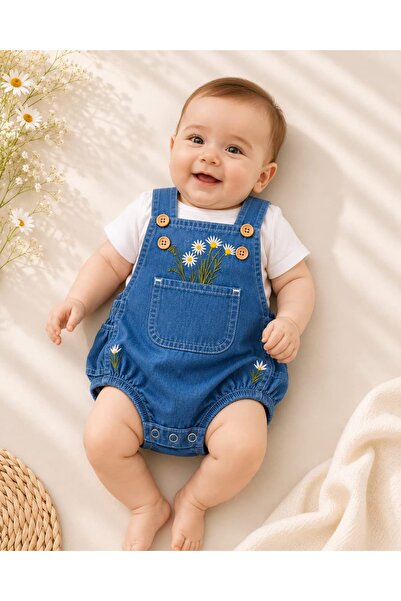 Gubi Kids NAKIŞLI KIZ BEBEK SALOPET