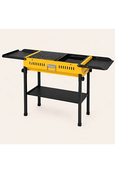 Genel Markalar MYClass Master Grill Sarı Siyah Büyük Katlanır Kömürlü Kamp Ma...
