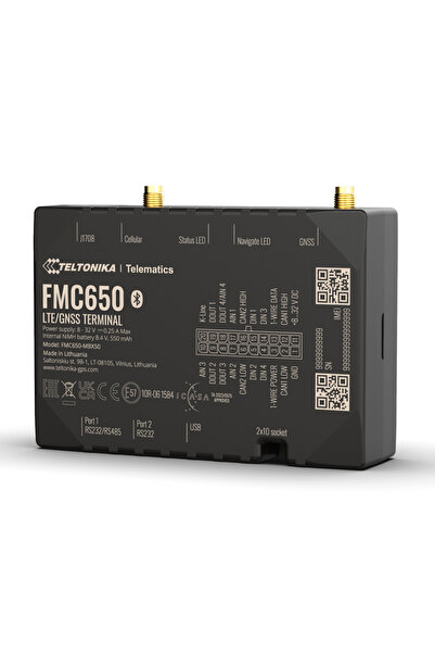 Teltonika GPS Tracker οχημάτων FMC650, 4G/GNSS/Bluetooth