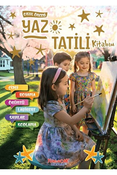 Yumurcak Yayınları كتابي لعطلة الصيف في مرحلة ما قبل المدرسة