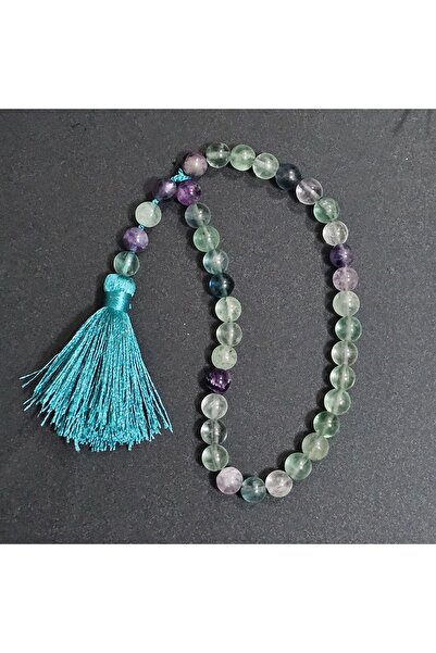 OTHER JEWELRY Premium Natural stone Fluorite Islamic prayer beads Tasbih Misb...