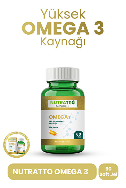 nutratto Supowell Omega 3 Balık Yağı 60 Softjel Kapsül
