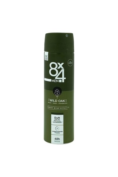 8x4 Deodorant, 8x4, 150 ml Men Wild Oak