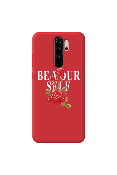 Other Xiaomi Redmi Note 8 Pro Be Your Self Red Colored Silicone TPU Θήκη