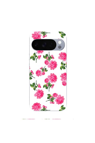 Other Google Pixel 10 Pro Roses White Transparent Silicone TPU Θήκη