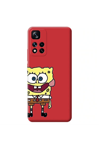 Other Xiaomi Redmi Note 11 Pro 5G Spong 2 Red Colored Silicone TPU Θήκη