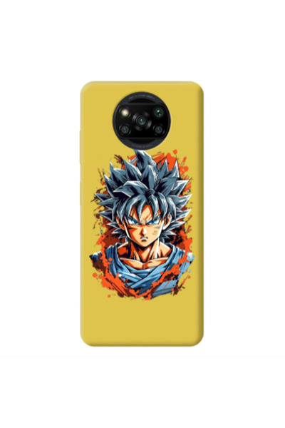 Other Xiaomi Poco X3 /X3 Pro Anime Goku Yellow Colored Silicone TPU Θήκη