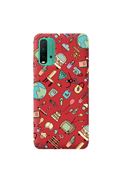 Other Xiaomi Poco M3 Best buds Red Colored Silicone TPU Θήκη