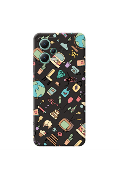 Other Xiaomi Redmi Note 12 Pro 5G Best buds Black Colored Silicone TPU Θήκη