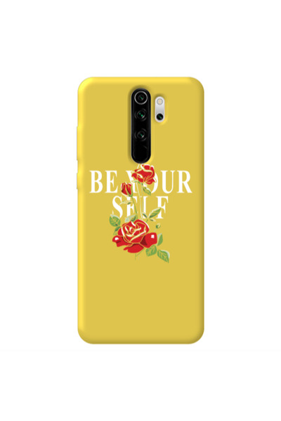 Other Xiaomi Redmi Note 8 Pro Be Your Self Yellow Colored Silicone TPU Θήκη