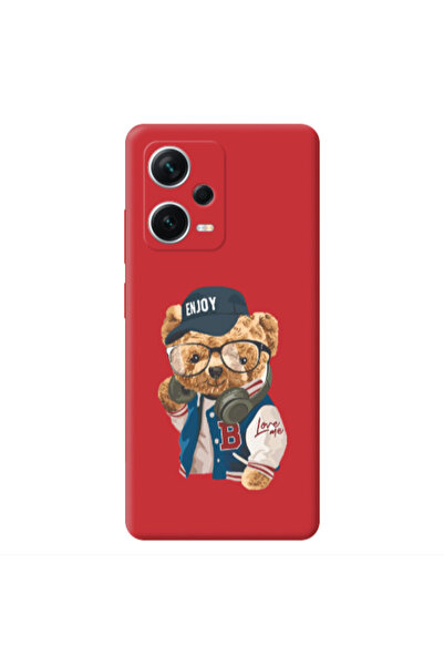 Other Xiaomi Poco X5 Enjoy Red Colored Silicone TPU Θήκη