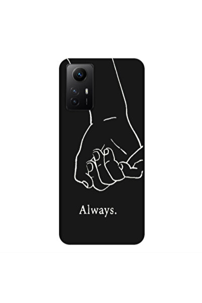 Other Xiaomi Redmi Note 12s Always Black Colored Silicone TPU Θήκη