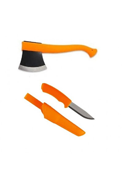 Morakniv Set topor și cuțit pentru bushcraft/camping, portocaliu