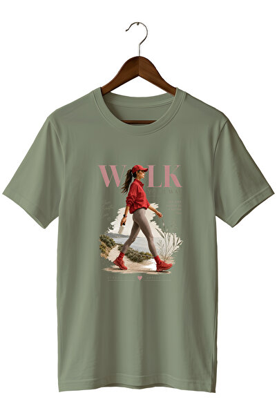 WİDİ Hiking Themed Trekking Printed T-Shirt Sports T-Shirt