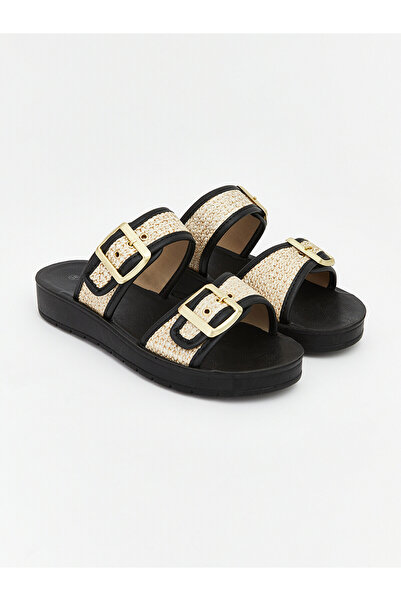 LC Waikiki Vizyon New Season Double Striped Women's Slippers