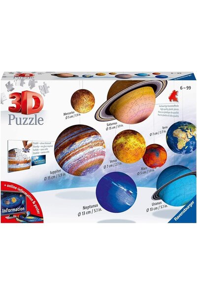 RAVENSBURGER 3D Παζλ Ηλιακό Σύστημα (11668)