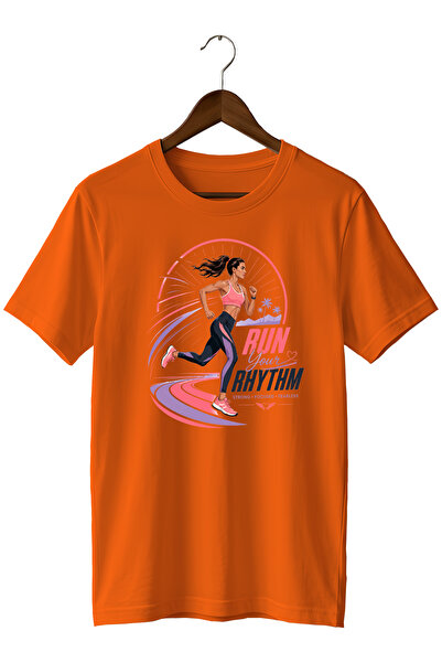 WİDİ Runner Printed Training T-Shirt Sports T-Shirt