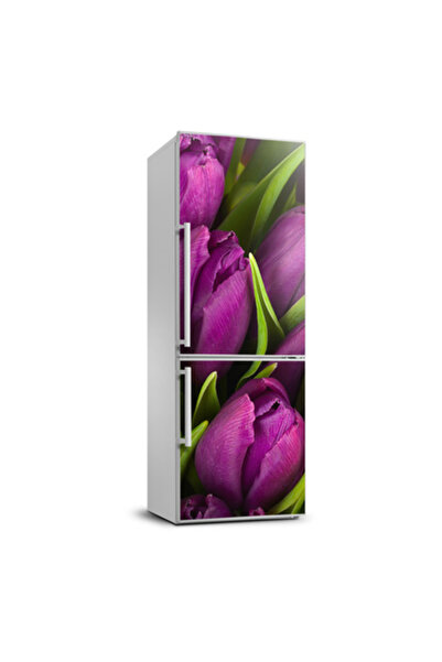 Decormat Autocolant pe frigider lalele mov 60 x 180 cm