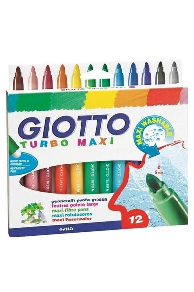 Giotto Μαρκαδόροι 12T Turbo Maxi (000076200)