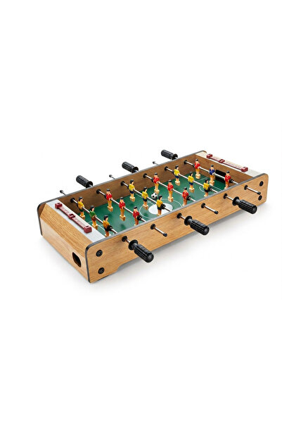 AGD Wooden Football Table, Mini Indoor Football Table Game, Parent-Child Game, Size 47.2× 24.8 × 6.8 Cm.