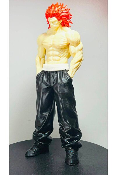 ALFA3DBASKI 3D Baskı Anime Yujiro Sigma Aura (Erkek savaşçı) Figürü