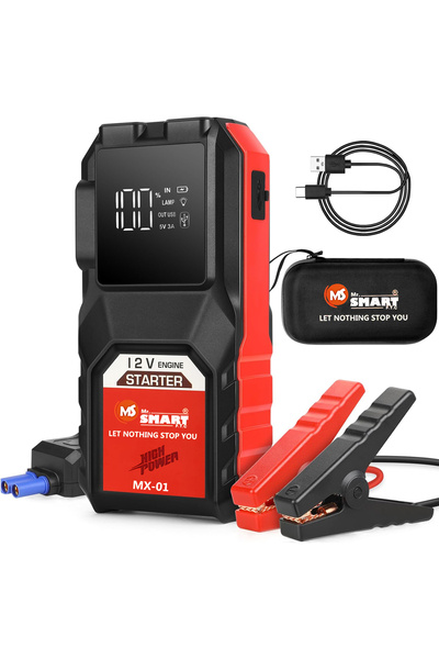 MR.SMART F.T.C Mr. Smart MX-01 12V Car Jump Starter 6000A with Power Bank