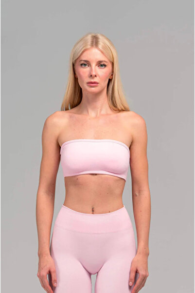 VIGORV Strapless Seamless Bandeau Bra Bralet Flexible Gathering Everyday Bustier