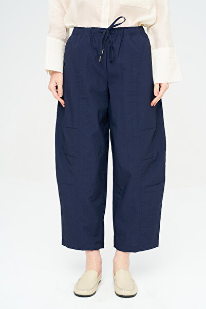 Orfeo Negro Women's Lace-Up Solid Color Cargo - Parachute Pants