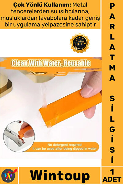 Wintoup #Silgi Ev Mutfak Banyo Pas Kir Temizleme Pratik Metal Leke Çıkarıcı Ç...