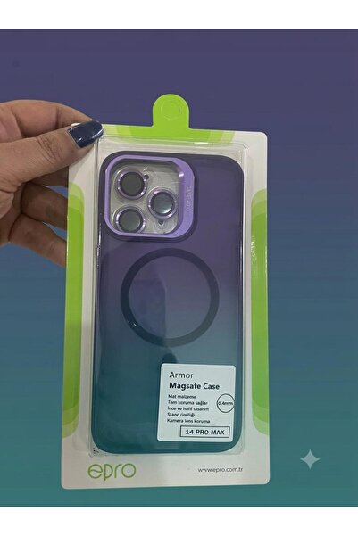 ARMOR CASE IPHONE 14 PRO MAX MAGSAFE DESTEKLİ KAMERA KORUMALI STANDLI TELEFON KILIFI