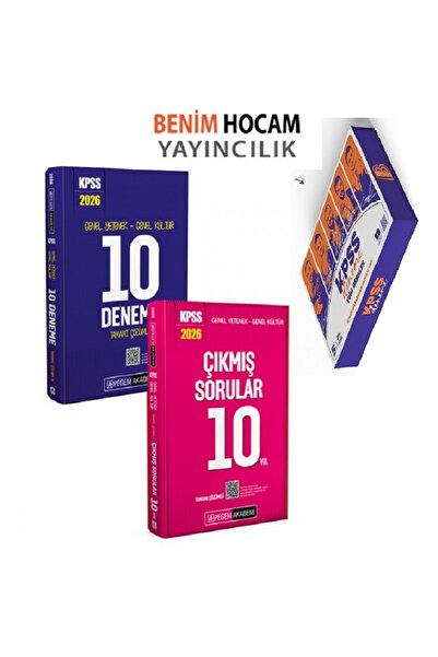 Pegem Akademi Yayıncılık Benim Hocam Tüm Dersler Tamamı Video Çözümlü 5'li Ku...