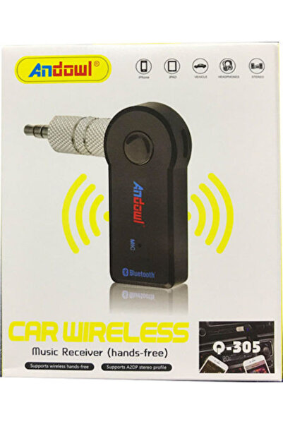 Andowl Q-305 Σύστημα Ήχου Bluetooth για Αυτοκίνητο (AUX / Δέκτης Ήχου) Κωδικό...
