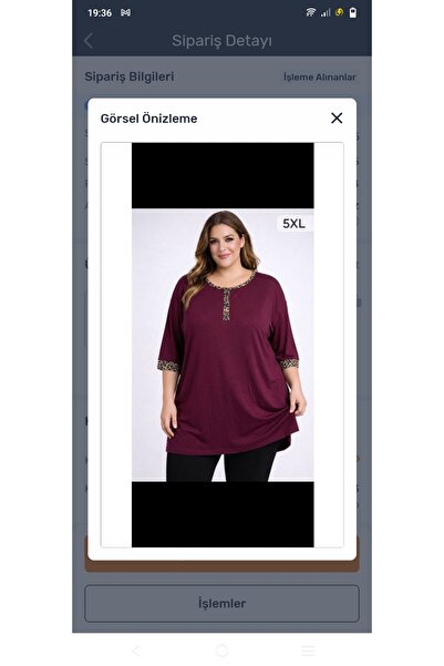 Butik Battal beden bluz