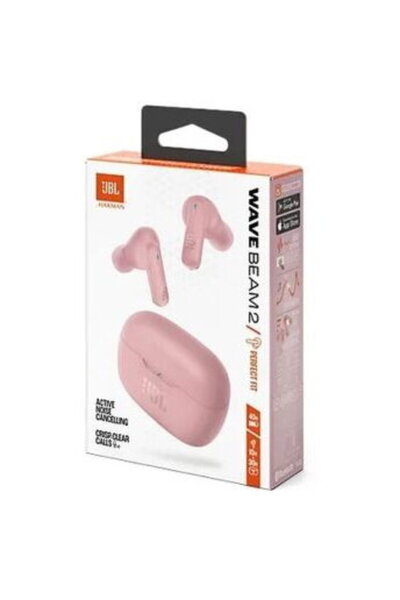 JBL Wave Beam2 In-Ear, BT 5.3, TWS, IP54, ANC, Roz