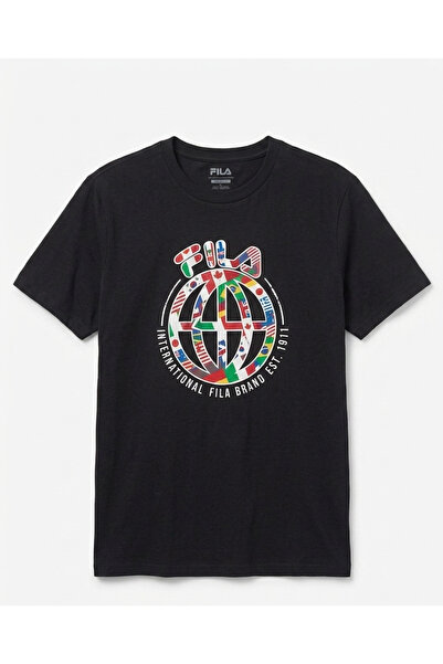 FILA BLACK "INTERNATIONAL BRAND EST.1911" T-SHIRT MEN