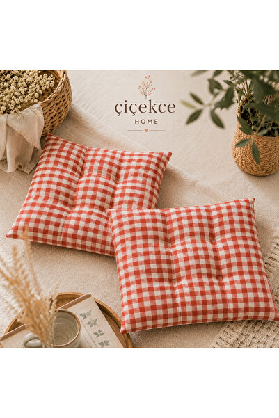 Çiçekce Home evinize renk katar Minder pötikare çok amaçlı 42x42 cm 1.kalite ...