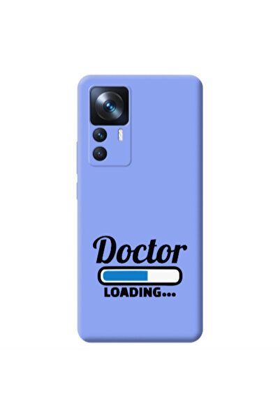 Other Xiaomi Mi 12T Doctor Loading Light Purple Colored Silicone TPU Θήκη