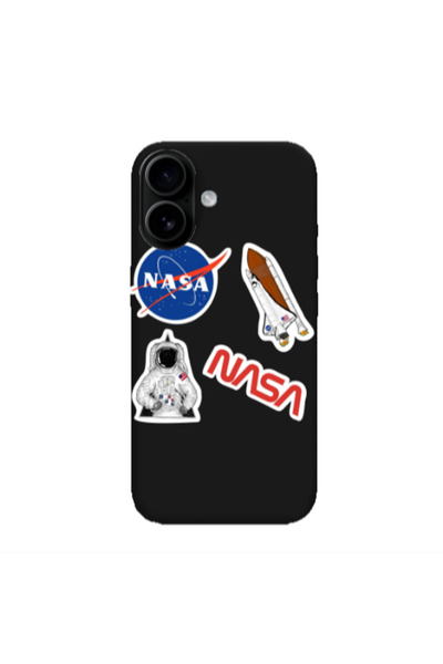 Other Apple Iphone 16 plus Nasa Black Colored Silicone TPU Θήκη