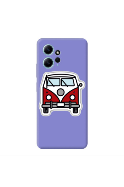 Other Xiaomi Redmi Note 12 4G Minibus Purple Colored Silicone TPU Θήκη