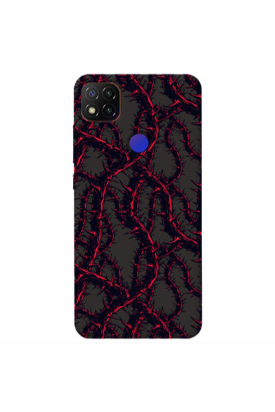 Other Xiaomi Redmi 9c Prickly ivy Black Colored Silicone TPU Θήκη