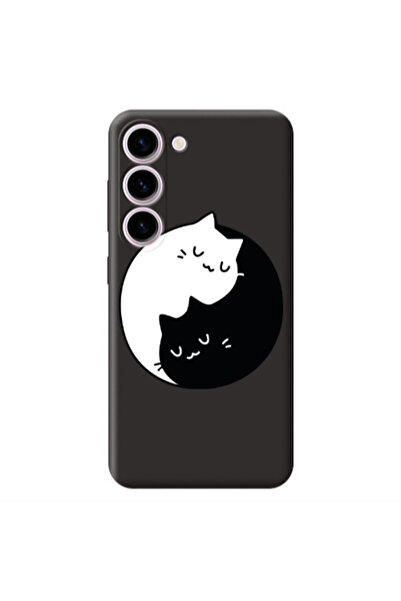 Other Samsung S23 Plus Bundle of love Black Colored Silicone TPU Θήκη