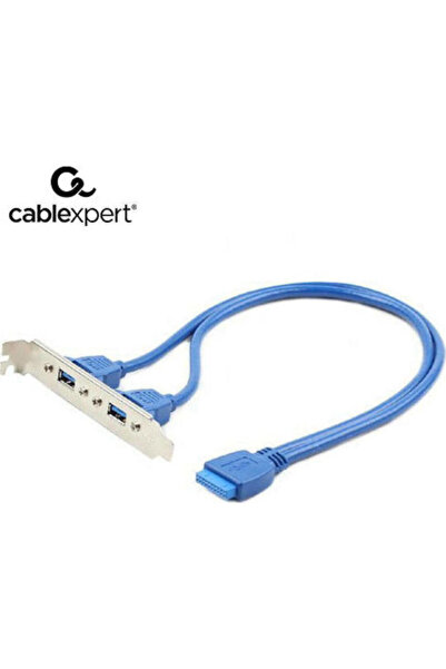 Cablexpert Βάση Θύρας με Διπλή Υποδοχή USB 3.0 CC-USB3-RECEPTACLE
