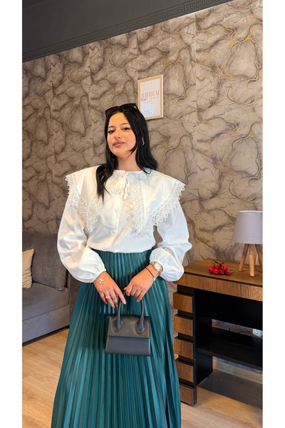 BURCU TESETTÜR Pleated Skirt 1509